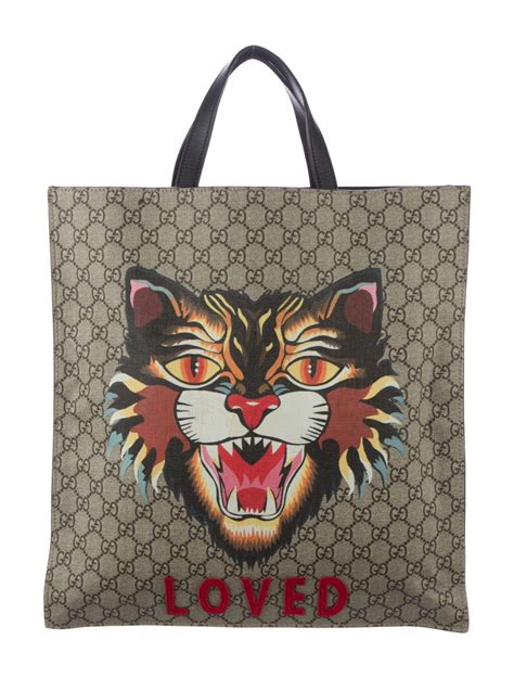 gucci tote angry cat|gucci clothing for kids.